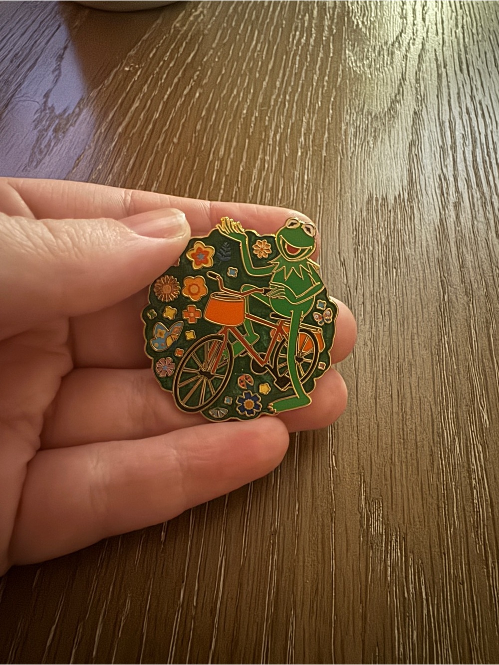 Disney Kermit the Frog Wreath Pin – 2026 EPCOT Flower & Garden Festival Mystery